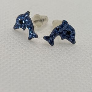 Blue Dolphin Kids Earrings